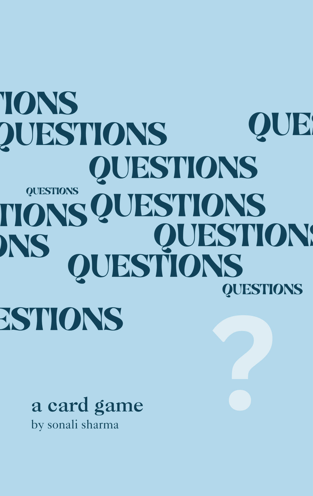 questions - a card game