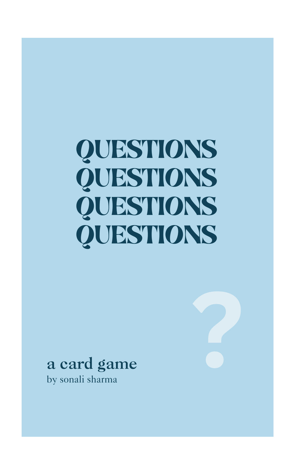questions - a card game